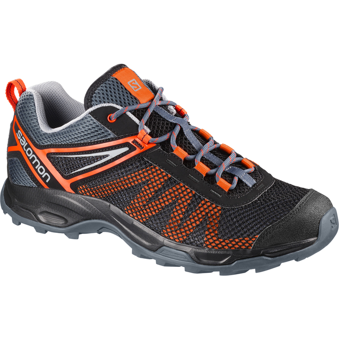 Zapatillas De Running Salomon Hombre Negras Naranjas - Salomon Argentina X ULTRA MEHARI ,712543-LQZ